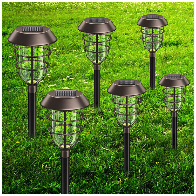 KOOPER Black Low Voltage Solar Powered Integrated LED Pathway Light